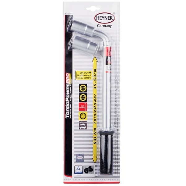 Cheie Pentru Roti Tip L Extensibila 17/19/21/23mm Heyner Torsio Power Pro 417100